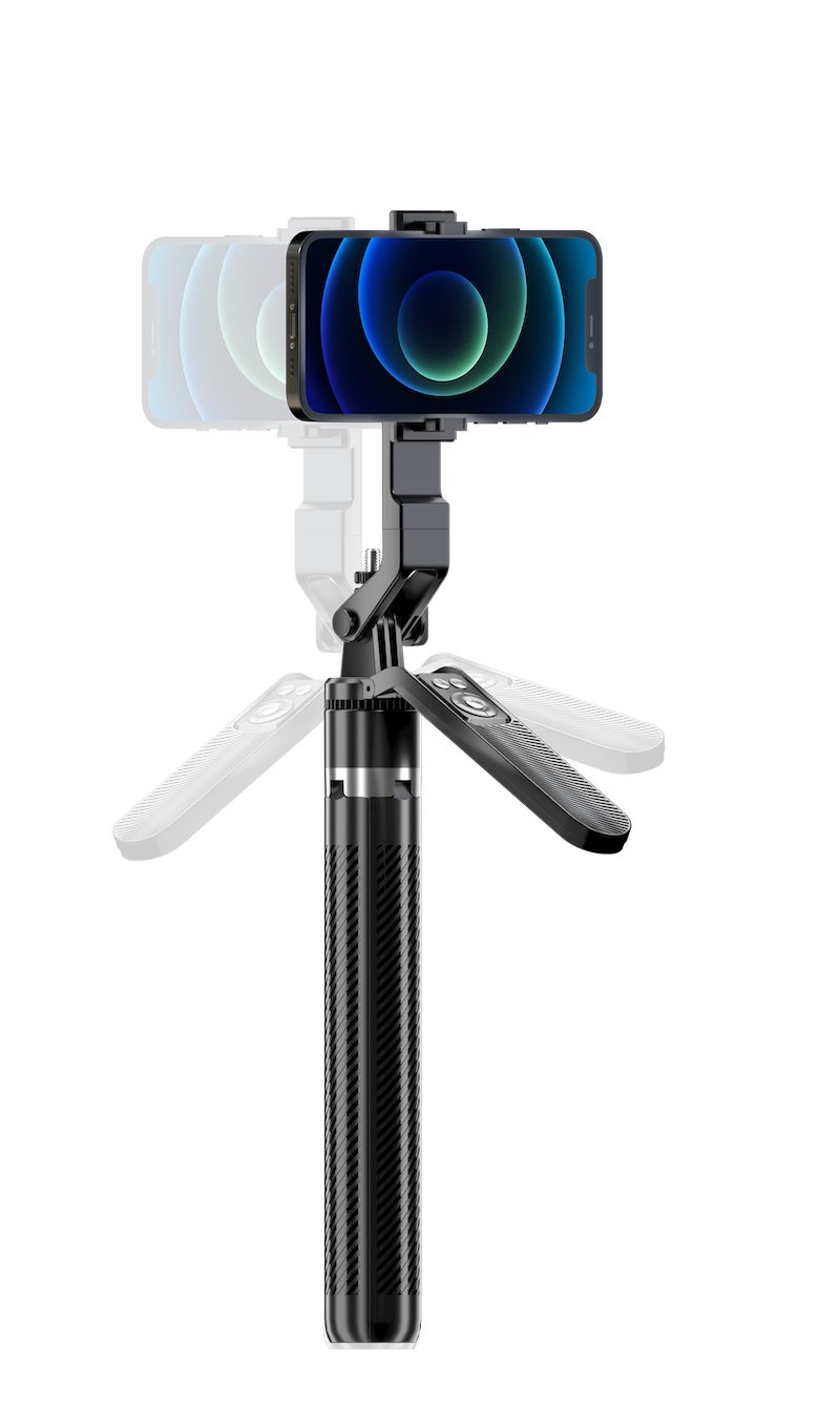 A14 Extendable Selfie Stick Tripod with Wireless Remote and Tripod Stand
