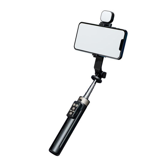 B10 Extendable Selfie Stick Tripod with Wireless Remote and Tripod Stand