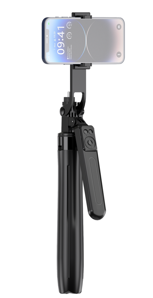 A17 Extendable Aluminum Selfie Stick Tripod with Wireless Remote Controller