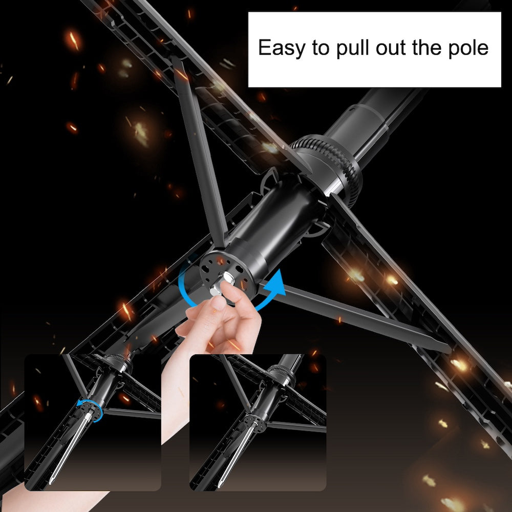 D16 Extension Pole Tripod, Mini Selfie Stick Tripod Stand Handle Grip