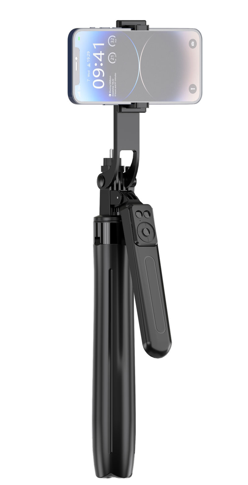 A17 Extendable Aluminum Selfie Stick Tripod with Wireless Remote Controller