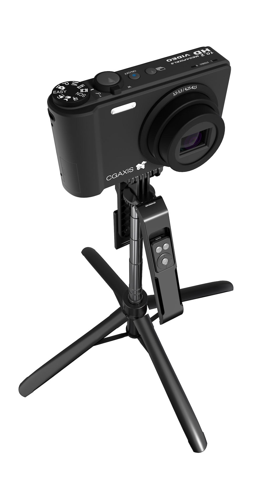 B18 Extendable Selfie Stick Tripod with Wireless Remote and Tripod Stand