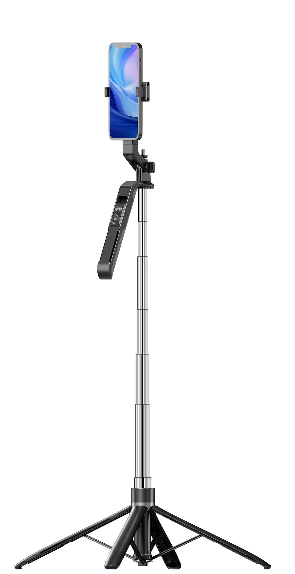 B18 Extendable Selfie Stick Tripod with Wireless Remote and Tripod Stand