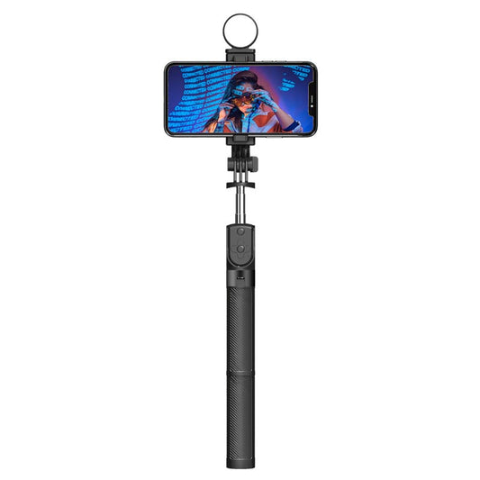 BT11 Extendable Selfie Stick Tripod with Wireless Remote and Tripod Stand