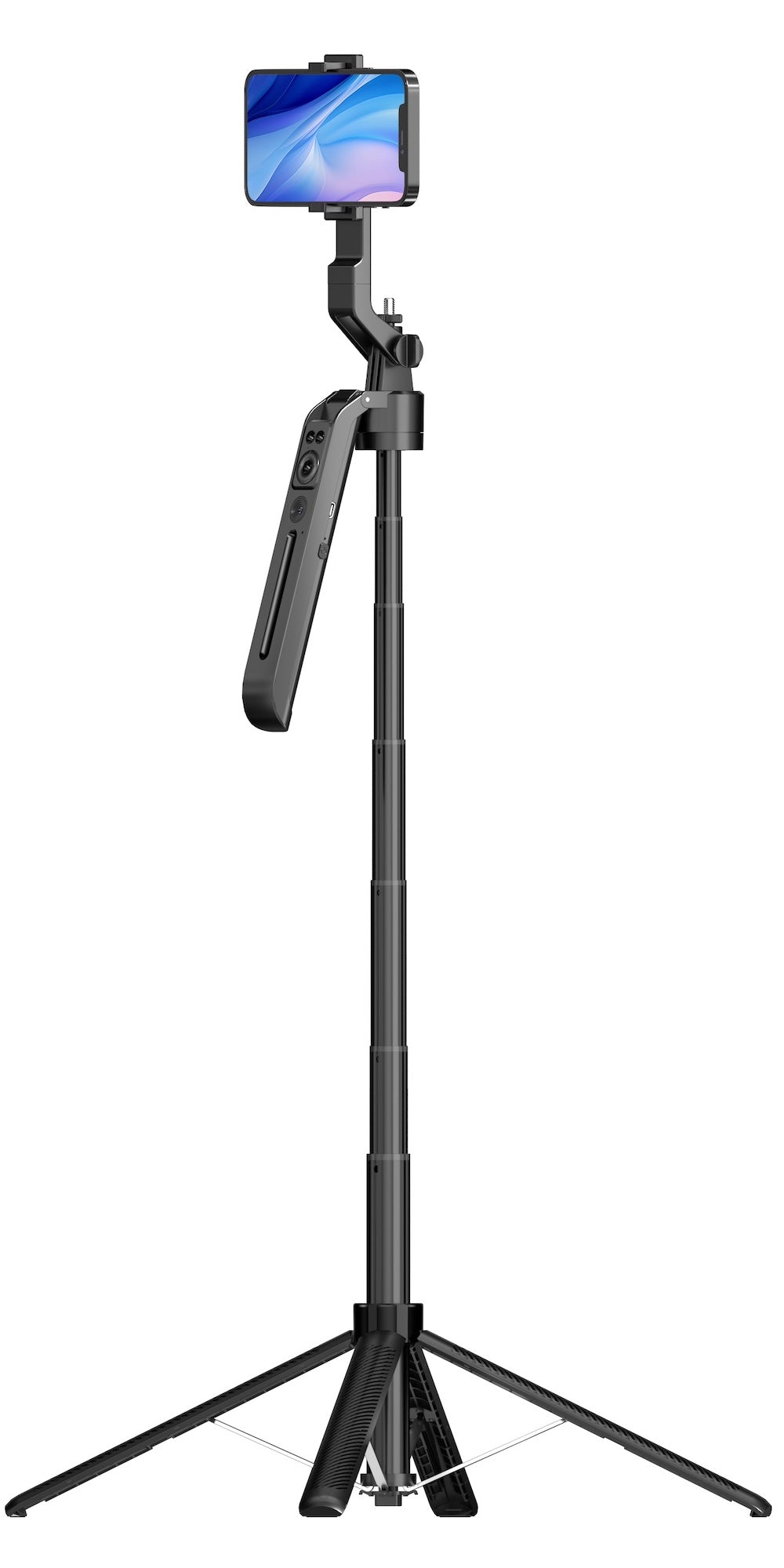 C12 Extendable Auto Face Tracking Tripod 360° Rotation, No App