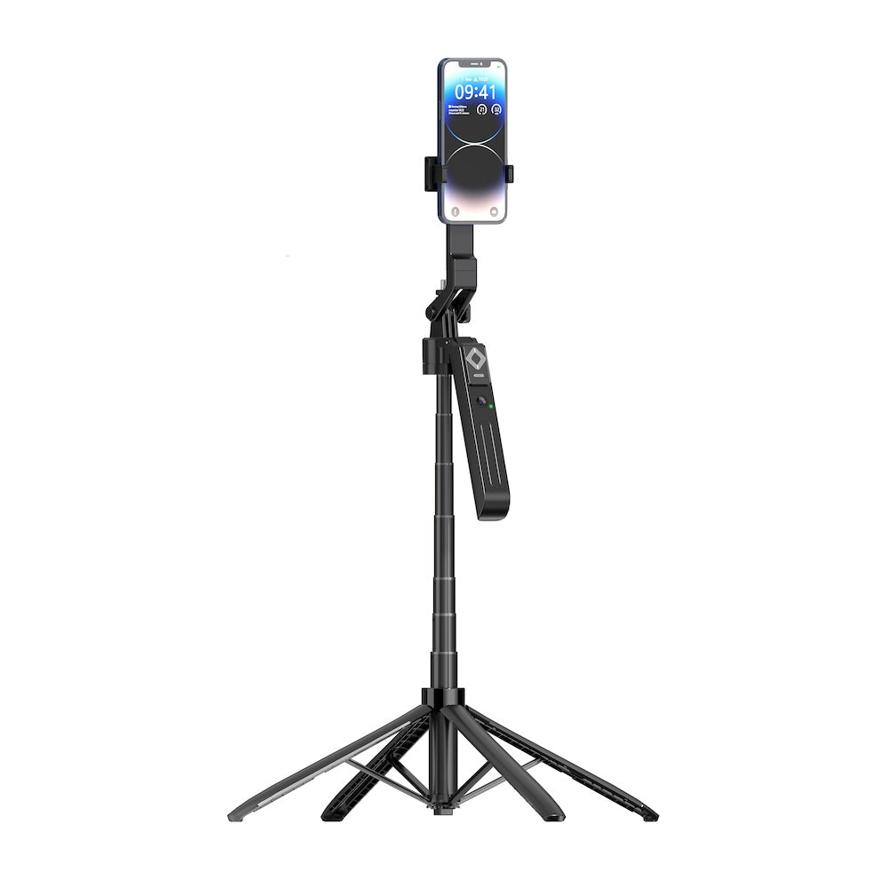 Q18 Extendable Auto Face Tracking Tripod 360° Rotation, No App