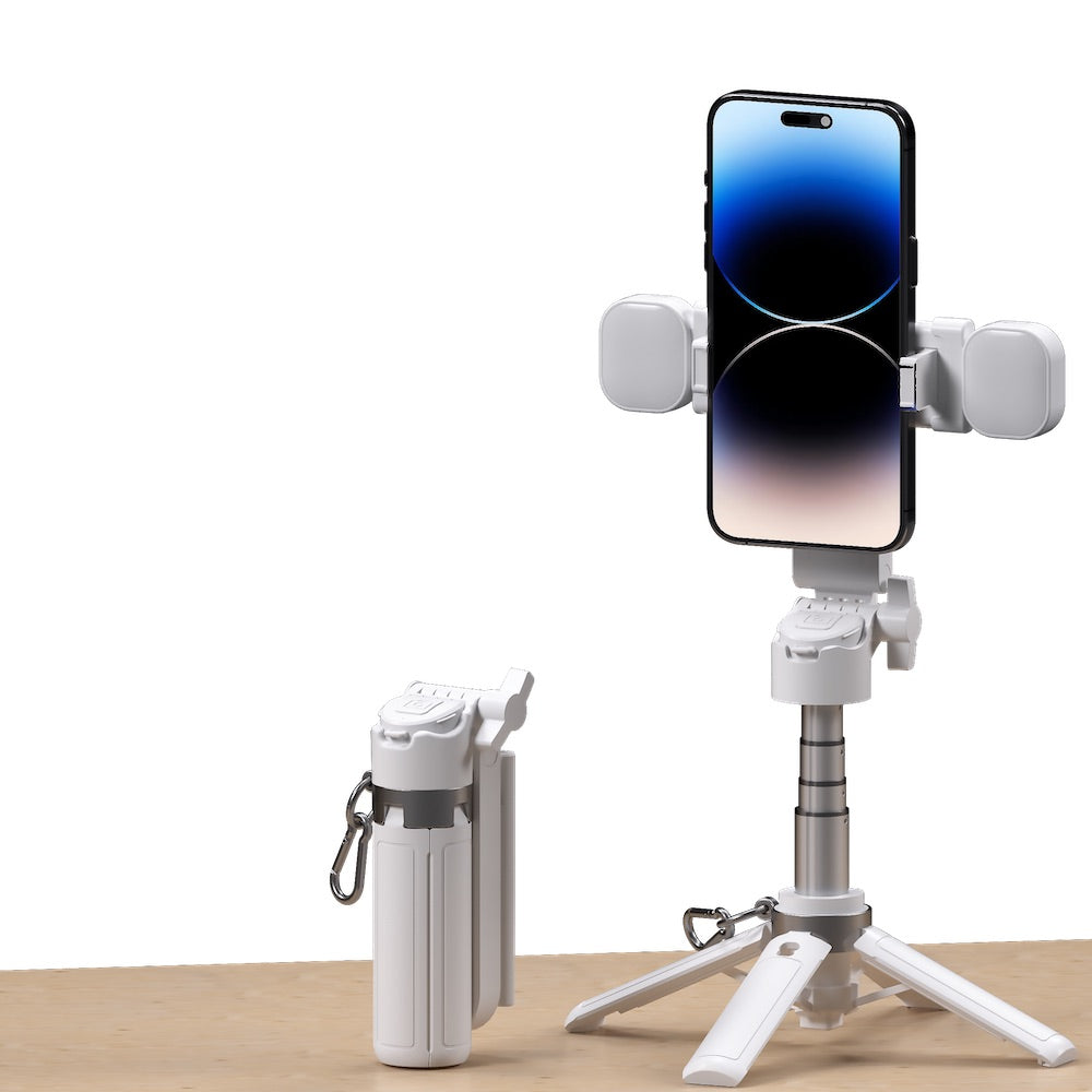M1 mini Aluminum Selfie Stick Stand Bluetooth